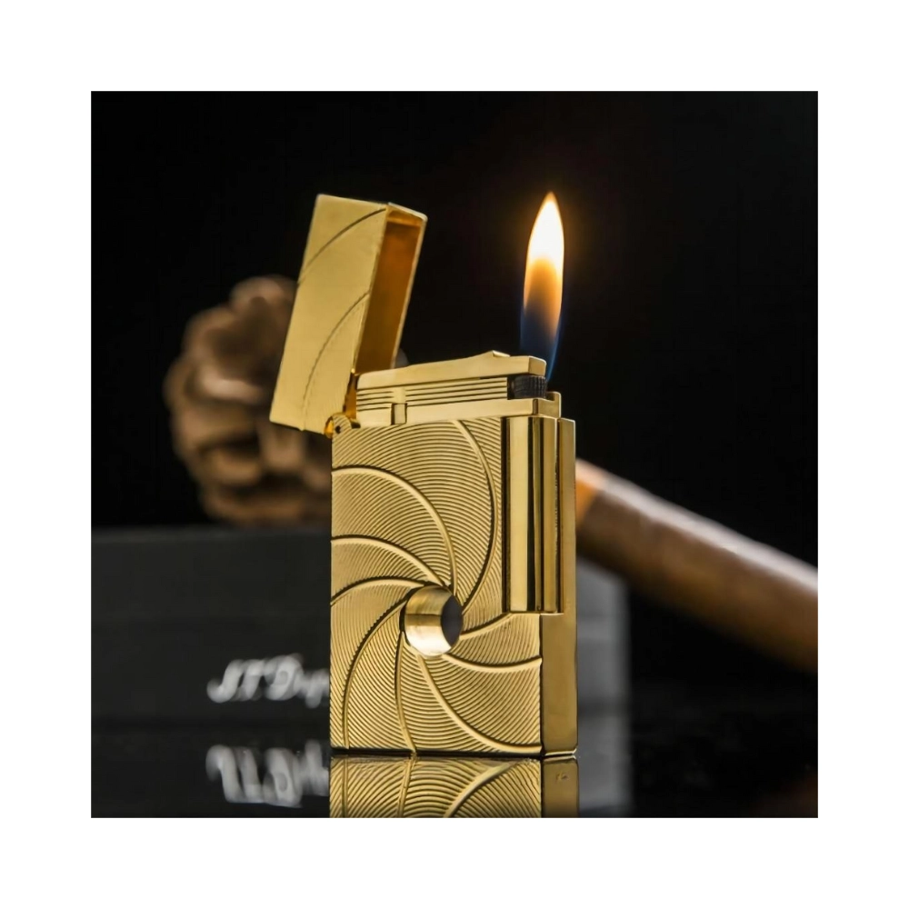 S.T. Dupont Ligne 2 James Bond Spectre 007 Gold Lighter detail 4