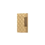 S.T. Dupont Ligne 2 Slim Quilted Yellow Gold lighter main