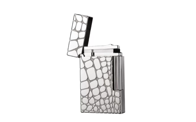 S.T. Dupont Ligne 2 Dandy Palladium Lighter detail 1