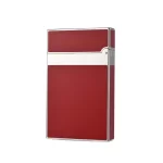 S.T. Dupont Ligne 2 Red Lacquer Palladium Lighter 1